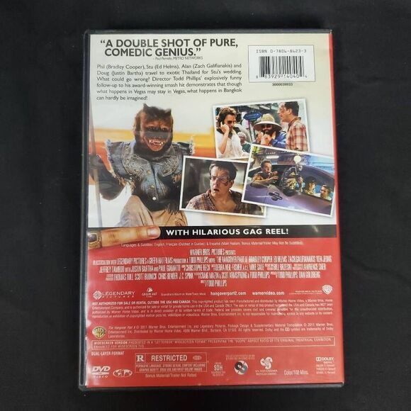 The Hangover Part II, 2011 Film, Comedy/Mystery, [DVD] - Picture 3 of 3